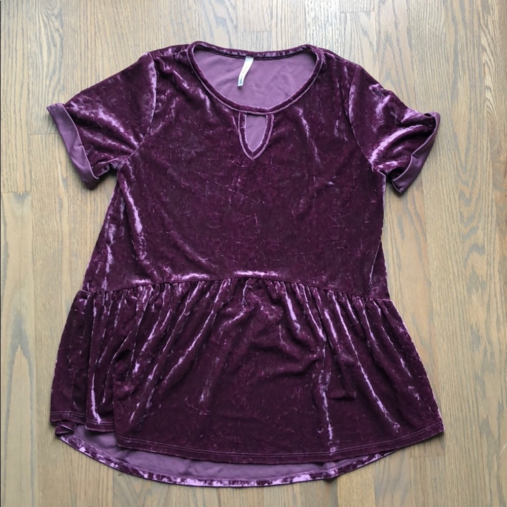 Orange Creek Medium Velvet Top